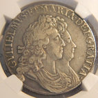 Silver Crown of the William and Mary of England